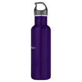 Coole Lama-Name- u. -textwasserflaschen Edelstahlflasche (Rückseite)