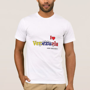 coole Landesflagge anpassen Männer venezolanisch T-Shirt