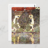 Coole Landschaft - Gustav Klimt Postkarte (Vorne/Hinten)