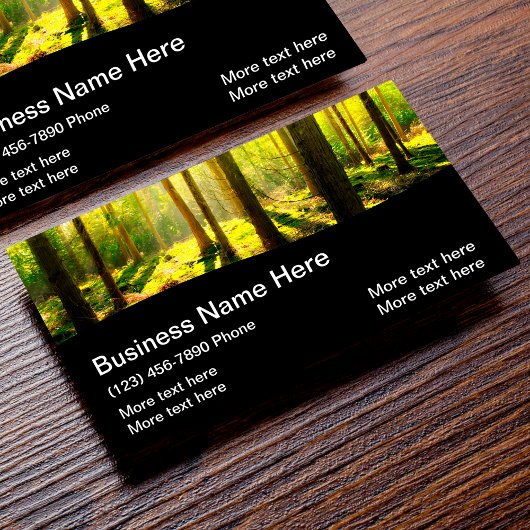 Coole Landschaften auf zwei Seiten Visitenkarte