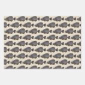 Coole Languste Fischen Männer Geschenkpapier Set (Vorderseite)