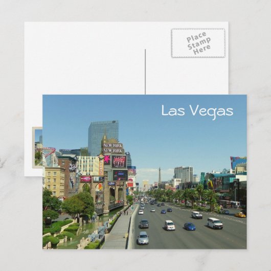 Coole Las Vegas Ansichtskarte! Postkarte (Vorne/Hinten)