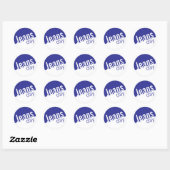 Coole Lässige Denim Jeans Day Stickers Blue (Blatt)