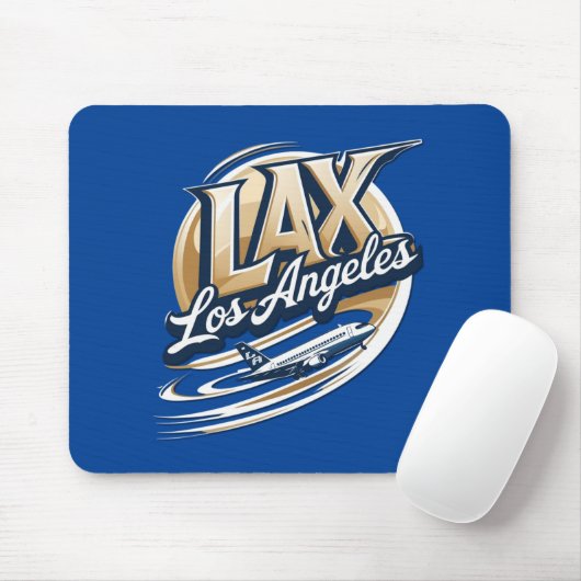Coole LAX-Maus-Pad für LA Airport-Fans Mousepad (Mit Mouse)