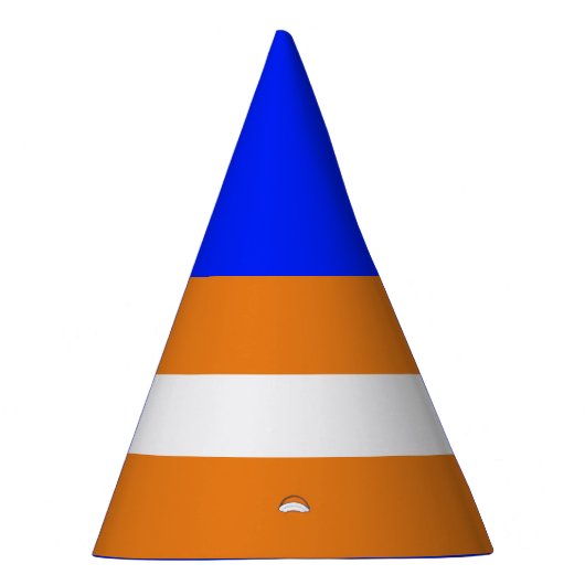 Coole, lebhafte blaue, leuchtend orangefarbene Str Partyhütchen (Rechts)