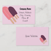 Coole Leckereien - Visitenkarte (Vorne/Hinten)