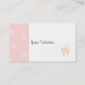 Coole Leckereien - Visitenkarte (Rückseite)