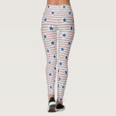 Coole Leggings im amerikanischen Flaggenstil (Rückseite)