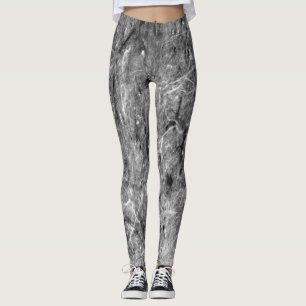 coole Leggings mit Schwarz-Einmaldruck