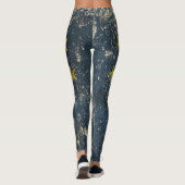 Coole Leggings mit Vintager Flagge von EU (Rückseite)