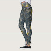 Coole Leggings mit Vintager Flagge von EU (Links)