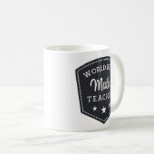 Coole Lehrer-Mathe-Geschenk-Weltbester Kaffeetasse (VorderseiteRechts)