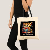 Coole Lehrereule Tragetasche (Vorderseite (Produkt))