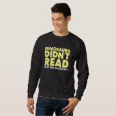 Coole Lektüre für Männer - Frauenfeindlichkeit Lib Sweatshirt (Vorne ganz)
