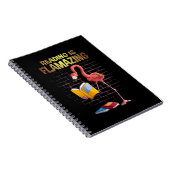 coole Lektüre ist ein fantastisches Flamingbuch Notizblock (Rechte Seite)