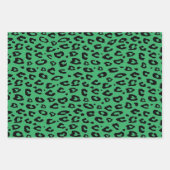 Coole leopard bedruckte Weihnachtswrapping Paper S Geschenkpapier Set (Vorderseite 3)