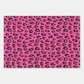 Coole leopard bedruckte Weihnachtswrapping Paper S Geschenkpapier Set (Vorderseite 2)