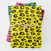 Coole leopard bedruckte Weihnachtswrapping Paper S Geschenkpapier Set (Beispiel)