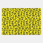 Coole leopard bedruckte Weihnachtswrapping Paper S Geschenkpapier Set (Vorderseite)