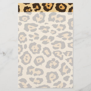 Coole Leopard-Druck-Muster-Geschenke für sie Briefpapier