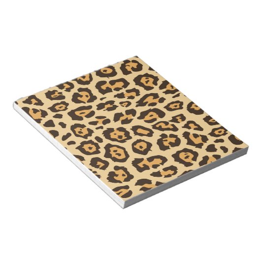 Coole Leopard Druckmuster Geschenke für sie Notizblock (angewinkelt)