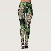 Coole Leopard-Muster-Leggings Leggings (Rückseite)