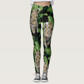 Coole Leopard-Muster-Leggings Leggings (Vorderseite)