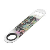 Coole Leopard-Spritzer Speedflaschenöffner (Rückseite Schrägansicht)