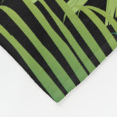 Coole Leoparden Mustervlies Fleecedecke (Ecke)