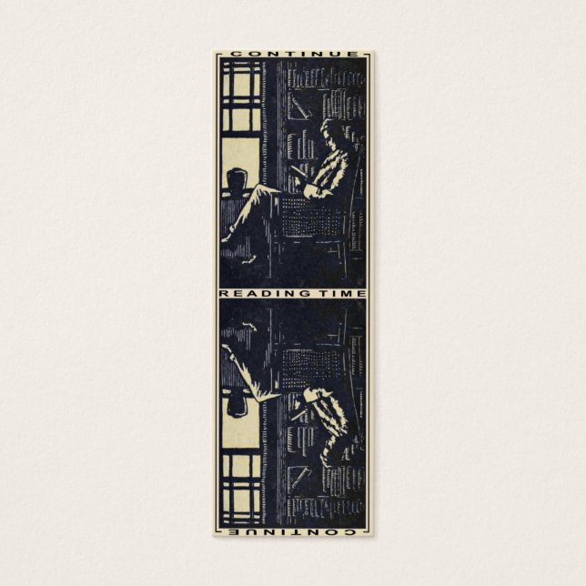 Coole Lesezeichen-Karte für geistige Rechte (Vorderseite)