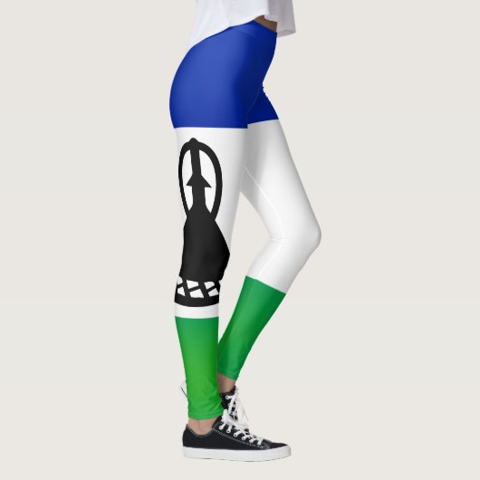 Coole Lesotho Flag Fashion Leggings (Rechts)