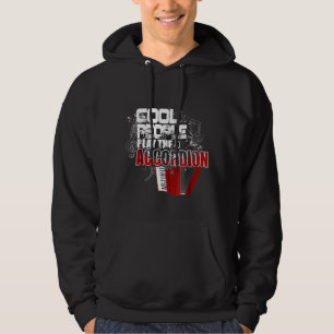 Coole Leute spielen Musik des Accordion Music Teac Hoodie
