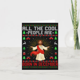 Coole Leute Werden Im Dezember Christlich Christm Karte