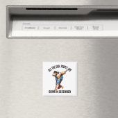 Coole Leute Werden Im Dezember Christlich Weihnach Magnet (In Situ (Geschirrspüler))