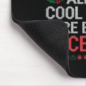Coole Leute Werden Im Dezember Christlich Weihnach Mousepad (Ecke)