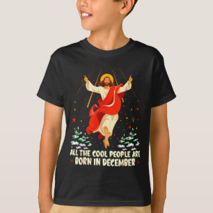 Coole Leute Werden Im Dezember Christlich Weihnach T-Shirt