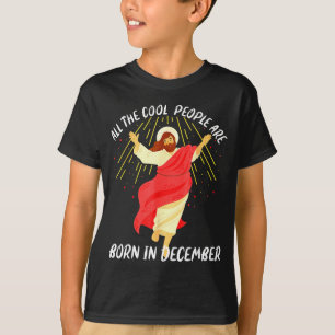 Coole Leute Werden Im Dezember Christlich Weihnach T-Shirt