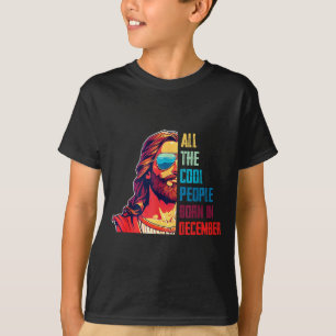 Coole Leute Werden Im Dezember Christlich Weihnach T-Shirt
