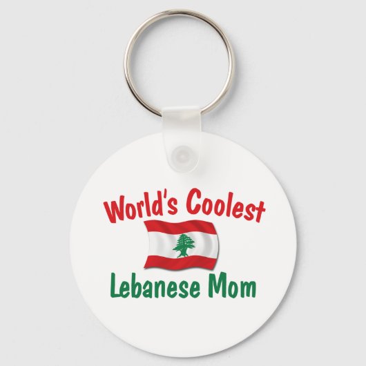 Coole libanesische Mama Schlüsselanhänger (Vorderseite)