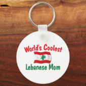 Coole libanesische Mama Schlüsselanhänger (Vorderseite)