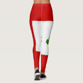 Coole Libanon-Flagge Leggings (Rückseite)