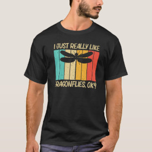 Coole Libelle für Männer Frauenkritter Insektendra T-Shirt