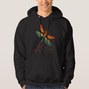 Coole Libelle für Männer Insektendrossel Hoodie