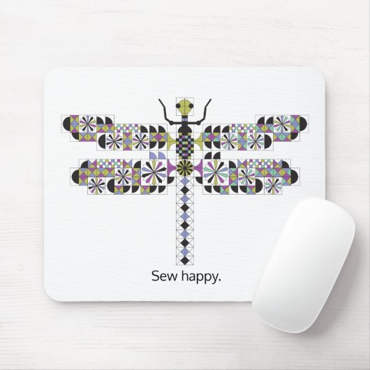 Coole Libellen-Diva-Steppdecke Mousepad (Mit Mouse)