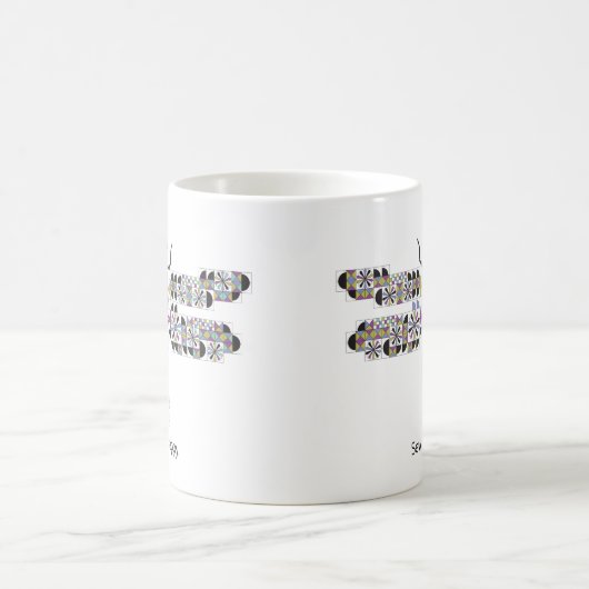 Coole Libellen-Diva-Steppdecken-Kaffee-Tasse Kaffeetasse (Mittel)
