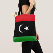 Coole libysche Flagge Tasche (Von Nahem)