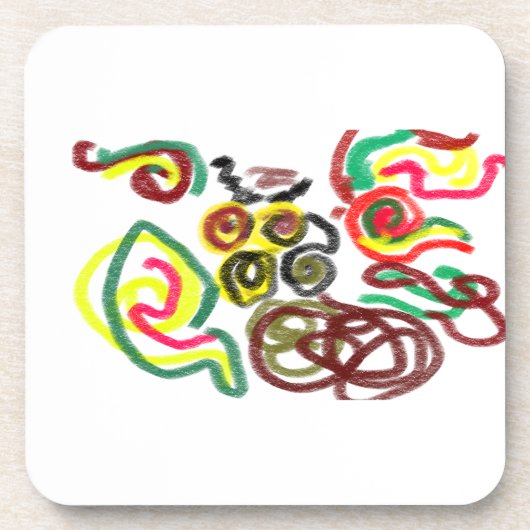 Coole Liebe Getränkeuntersetzer (Vorderseite)