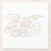 Coole Liebe Glasuntersetzer (Rückseite)