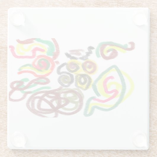 Coole Liebe Glasuntersetzer (Rückseite)