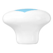 Coole Liebe Grafik, blau Keramikknauf (Seitenansicht)